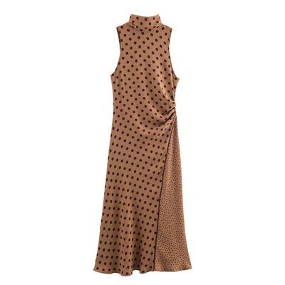 Autumn 2025 European & American Style Women's Polka Dot Dress - Sexy & Trendy