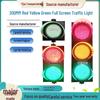 200-Type Full Screen Red-Green LED Traffic Signal with Remote Control for Park Decoration and Driving School