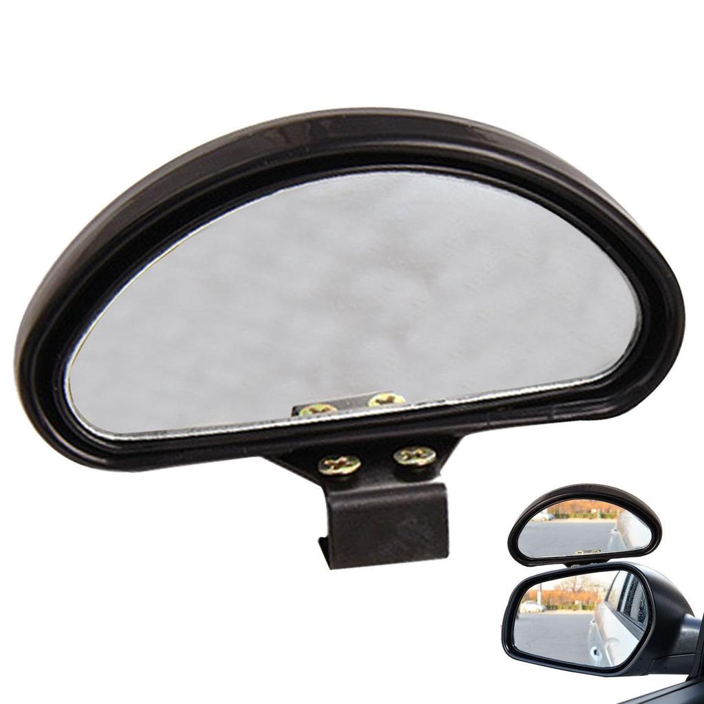 Blind Spot Side View Mirror - Wide Vision Auxiliary Mirror, Oval Reflective Mirror |