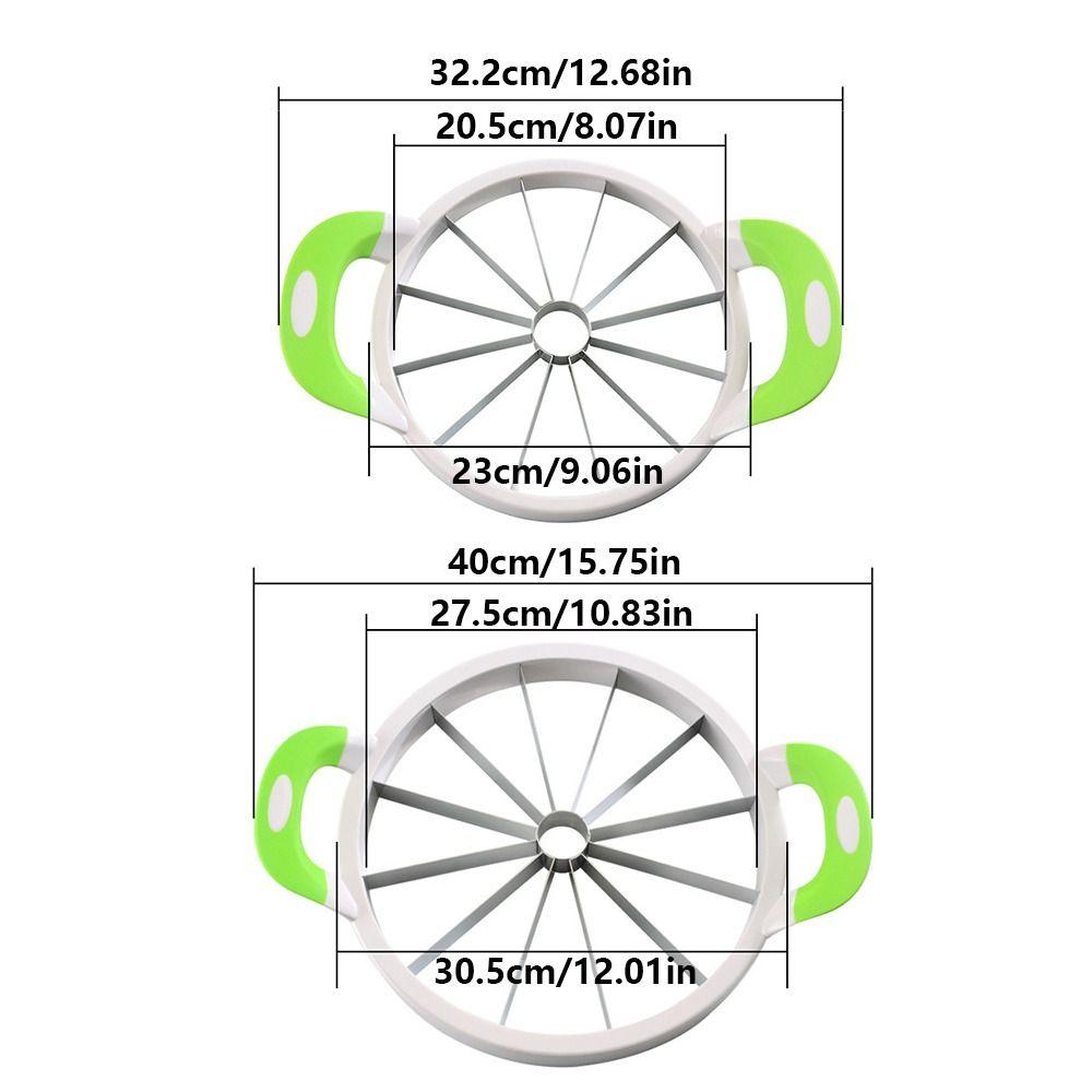 Stainless Steel Watermelon Slicer Handheld Melon Divider Convenient Fruit Cutter  Food Processing