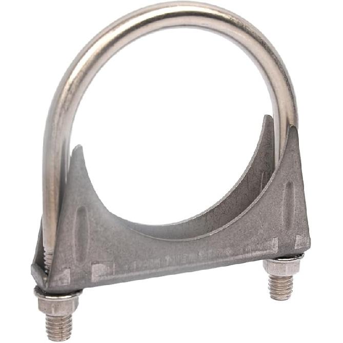 2 Inch Clamps Heavy Duty 2" Stainless Steel U Bolt Muffer Exhaust Clamp Hanger For Pipes (51Mm)