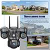 LS VISION 12MP Three Lens 4G Sim IP Camera Outdoor Human Detection WiFi Surveillance Cameras 6K Security Protection Video Monitor V380 Pro