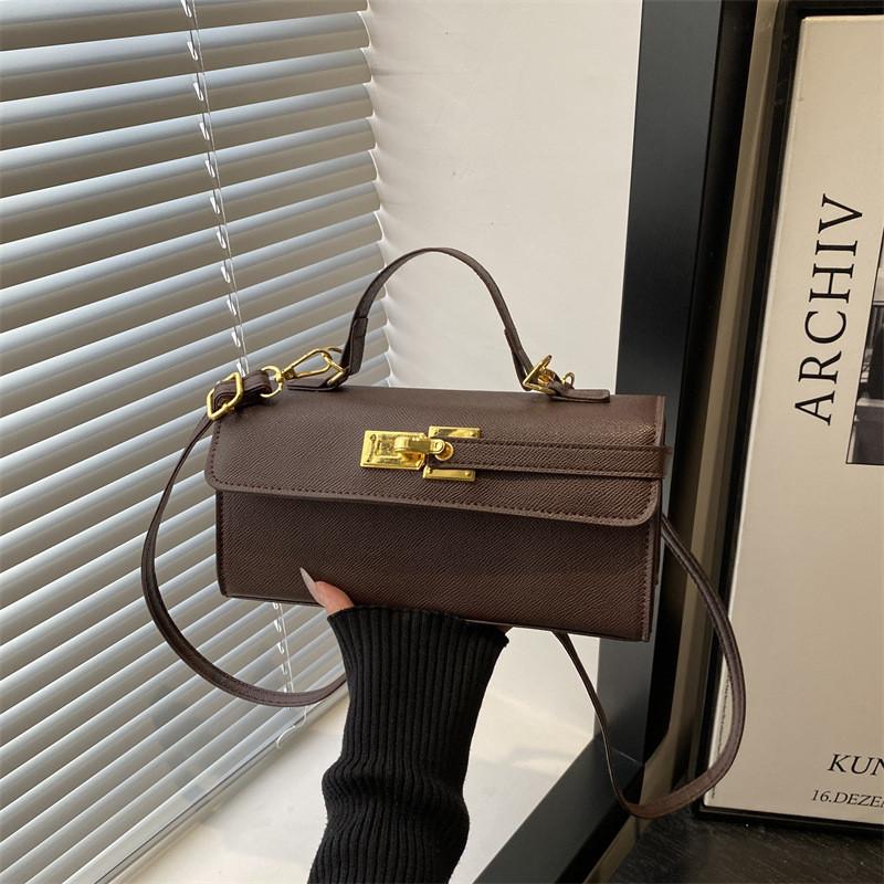 Pu Small Square Bag With Top Flap And Inner Phone Pocket For Daily Casual Use