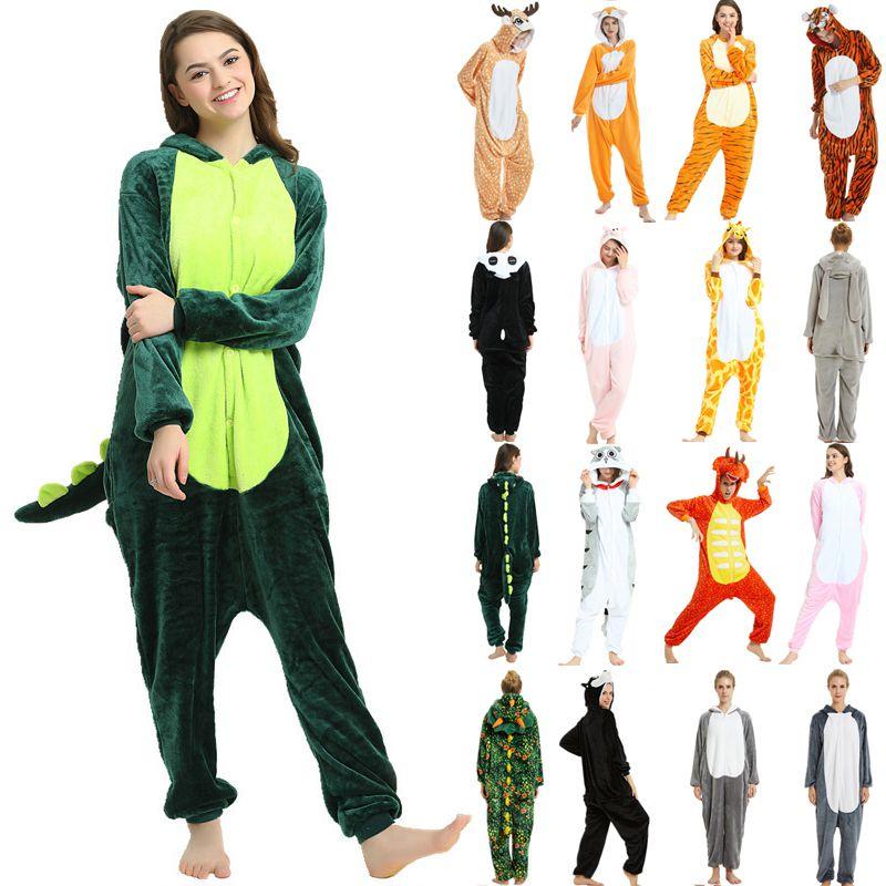 Animal Unisex Adult Onesie Jumpsuit Lounge Wear Kigurumi Pyjamas Dress Fancy