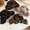 Fabric Pleated Satin Cloud Hairpin 2025 New Korean Versatile Shark Clip Fashion Grab Clip Hair Accessories