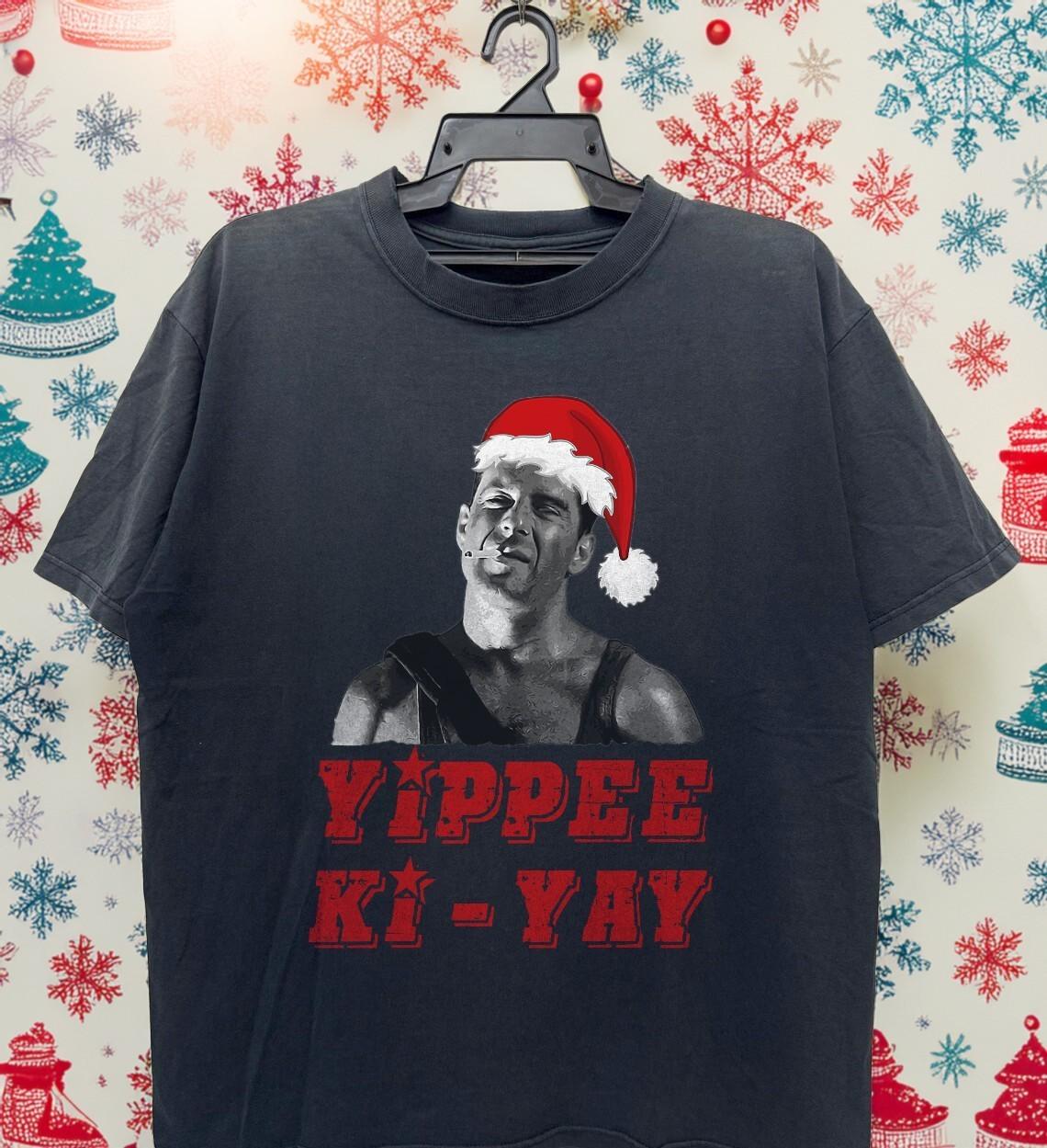 Yippee Ki Yay T-Shirt Basic Style Unisex Size S-5XL L
