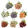 Silk Petals Rose Artificial Flowers 15 Heads Faux Flower Holding Bouquet Flower  Home Decoration