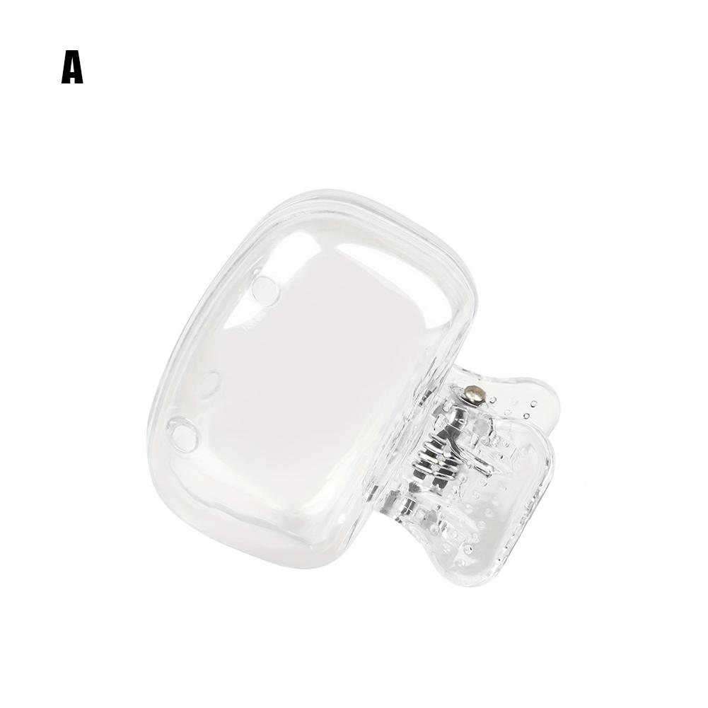 4PCS Portable Toothbrush Head Covers Clips Plastic Dustproof Protector Cap Brush Pod Case Plastic Clip For Household Travel