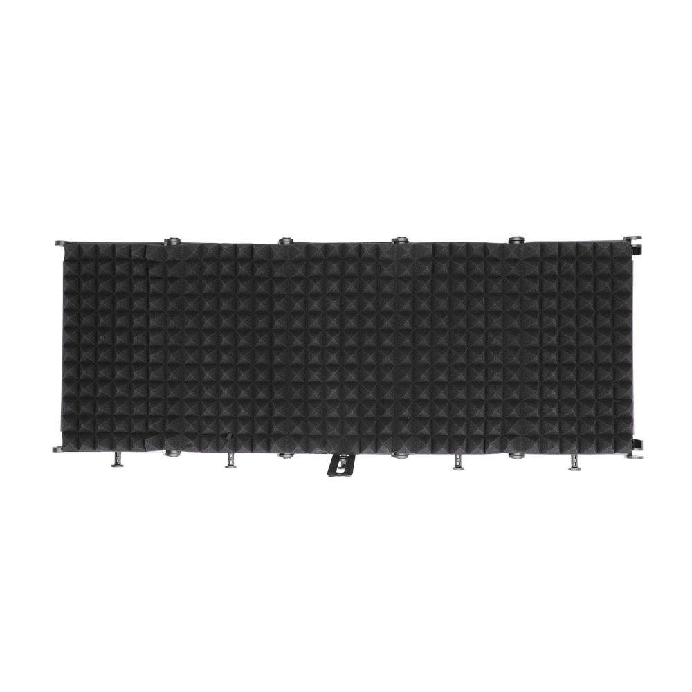 Adjustable Angles Mic Sound Absorbing Foam Reflector Portable Vocal Booth  for Studio