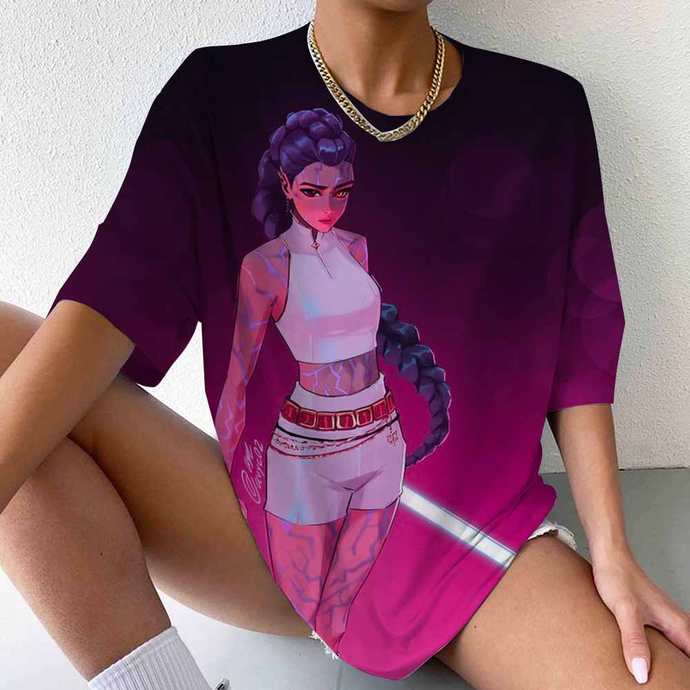 Huntrix Demon Hunters Girls TShirt Mira Rumi Joey Shirt Gift for Kpop Fan Men Women Tee Cotton Comfortable Creative Hipster Tops