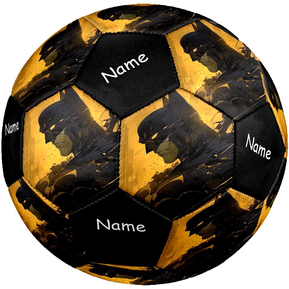 Custom Name Batman Theme Size 5 Soccer Ball, Suitable for Both Indoor and Outdoor Matches, a Gift Suitable for Everyone.