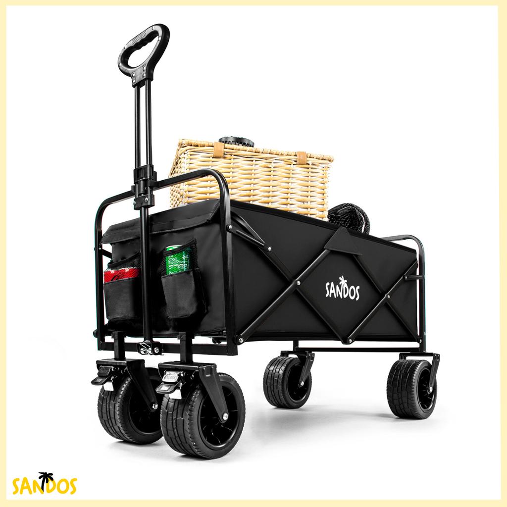 Beach Travel Stroller, Transport Trailer, 100kg, Foldable, Holiday