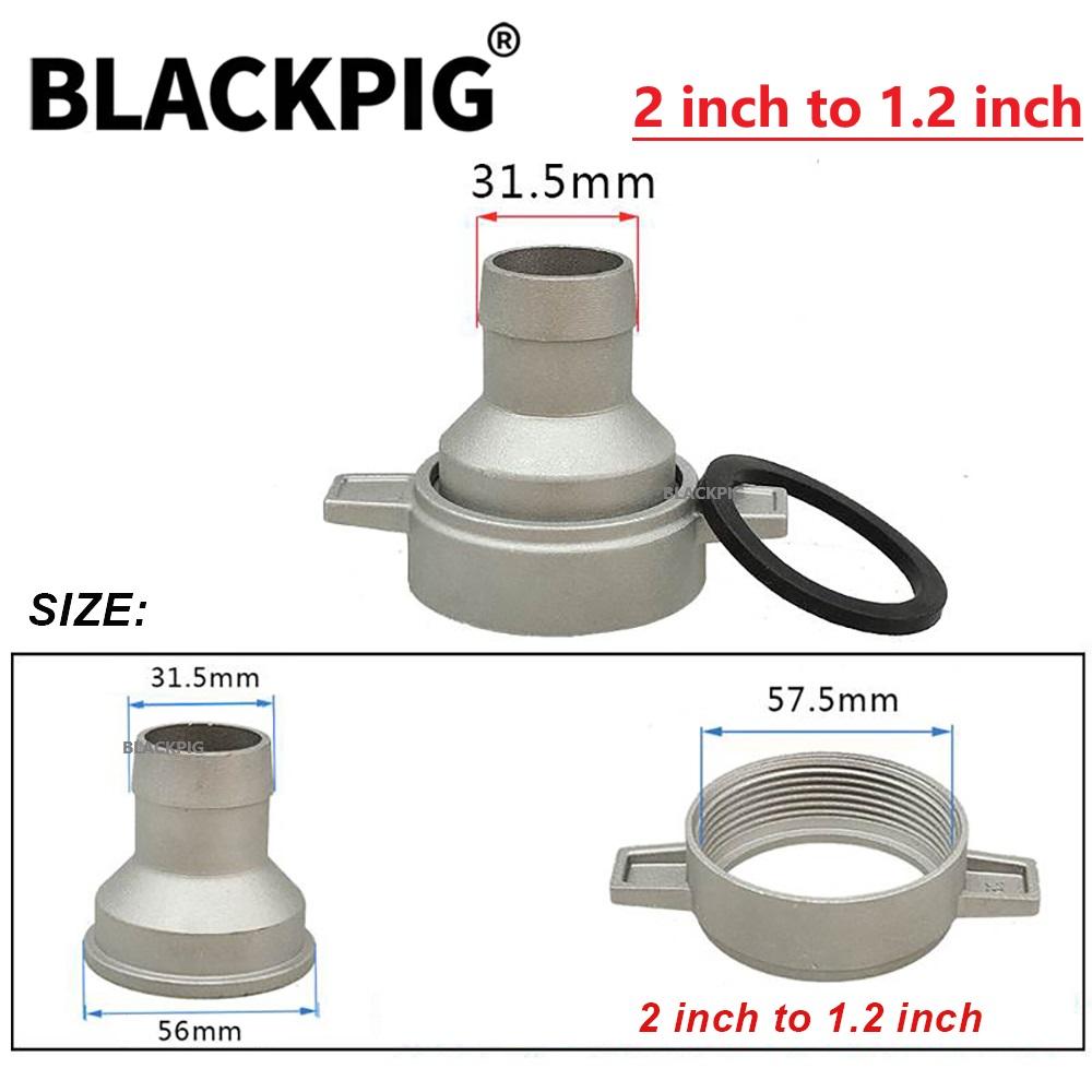 2 Inch to 1Inch 1.2 Inch 1.5Inch Gasolina Water Pump Fittings Aluminum Pipe Connector Wrench With Rubber Gasket Pump Connect Pip