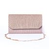 Rhinestone Glitter Evening Clutch: Elegant Square Crossbody Handbag