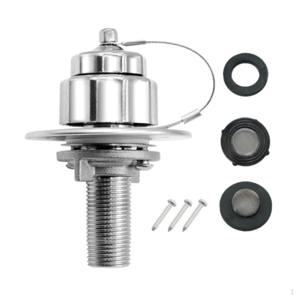 RV City Water Inlet Replace Stainless Steel Brass Convenient Parts Fill Check Valve