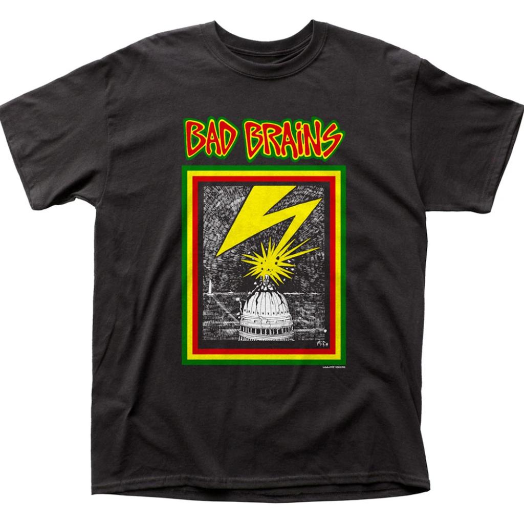 Bad Brains Capitol Casual Tshirt Luxury Brand for Men and Women Top