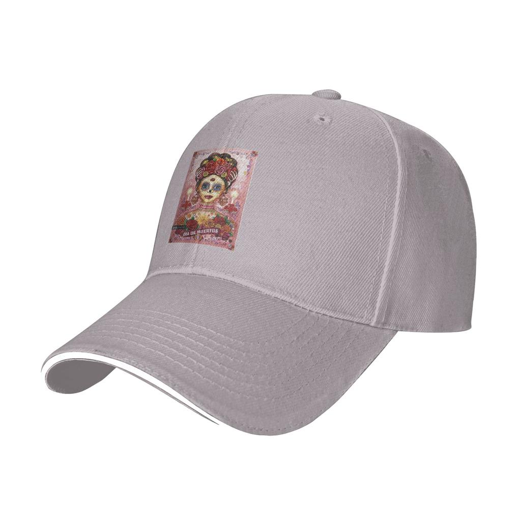 Dia De Los Muertos Day Of The Dead Women Cap Baseball Caps Adjustable Hat Hip Hop Summer Unisex Baseball Hats Customizable