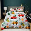 Christmas Duvet Cover Merry Christmas Tree Stockings Green Background Twin Bedding Set Double Queen King Polyester Qulit Cover