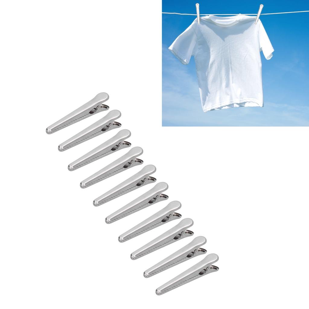 10PCS Stainless Steel Sling Clip Coffee Bag Sling Clip Food Bag Sling Clip Multifunctional Kitchen Tool