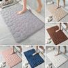 Anti-slip bath mat 40x60 cm 3d-effect dark blue