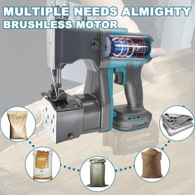 Cordless Brushless Bag Sewing Machine High Speed Outdoor Automatic Secant Sack Packer Tool Household Sewing Equipment