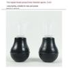 Glass Jar Spiked Rubber Ring Male Nipple Stimulator