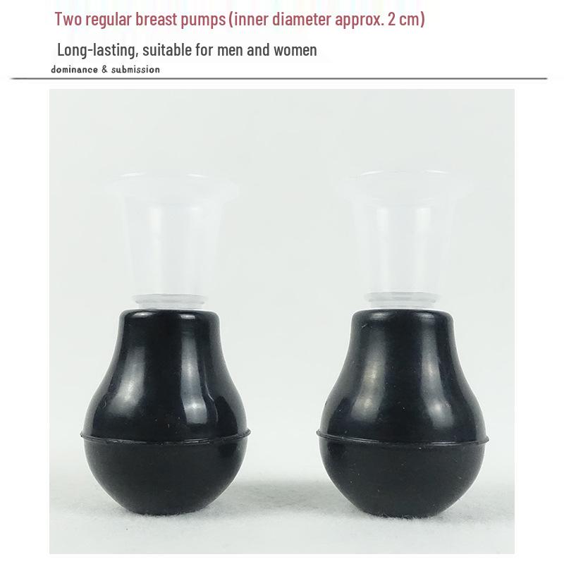 Glass Jar Spiked Rubber Ring Male Nipple Stimulator