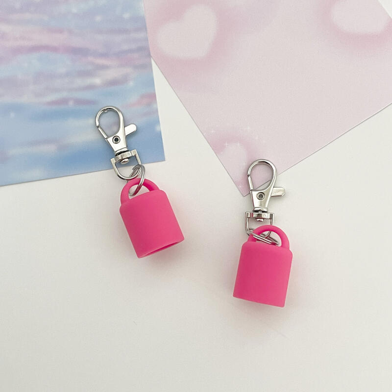 Lip Balm Keychain Lipstick Tint Silicone Lid Holder