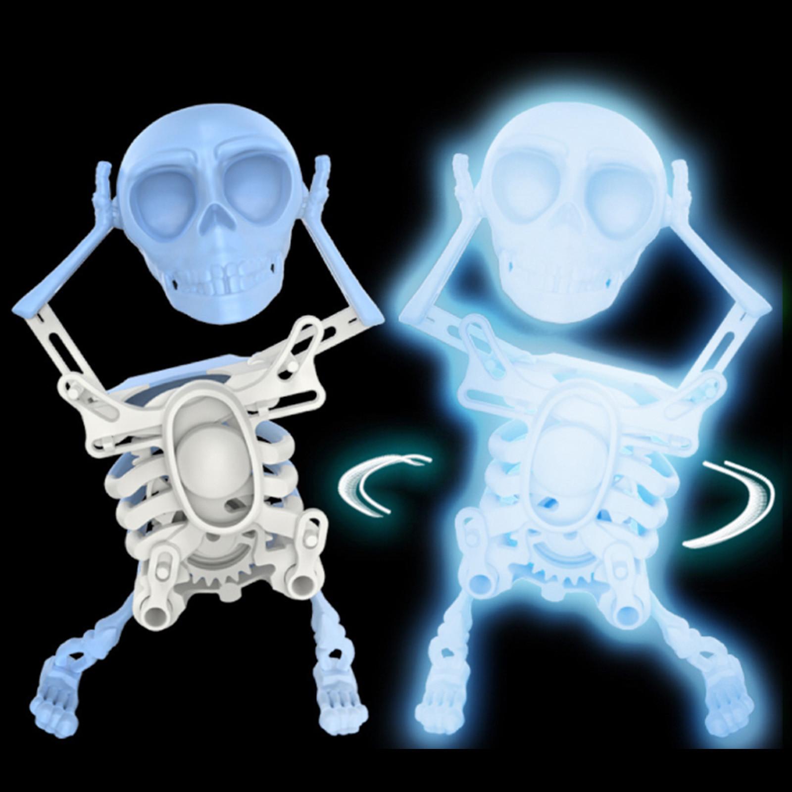 

Educational DIY Skeleton Model Kit for Kids and Adults Fun and Interactive Anatomical Learning Toy, 3D Puzzle синий