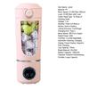 Portable Juicer Cup USB Rechargeable Blender with 12-Blade Mini Smoothie Maker On-the-go Juice Maker for Travel