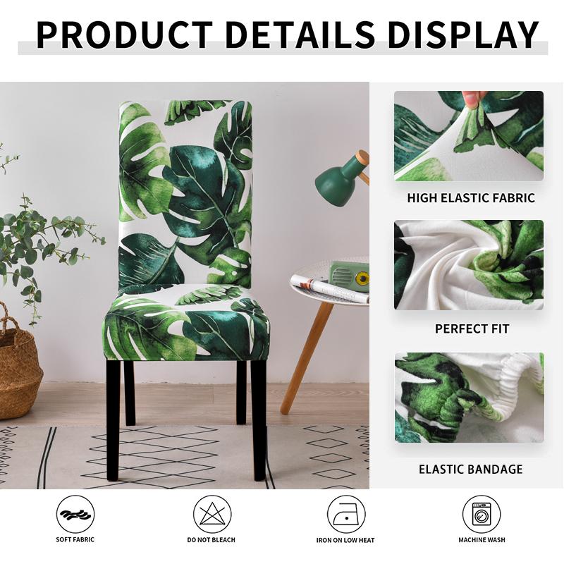 Stretch-Stuhlbezug für Esszimmerstühle, schmutzabweisend, Sitzbezug für Wohnzimmer, Hochzeit, Küche, Hotel, Zeremonie, Bankett, Büro, abnehmbar