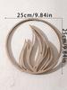 Natural Wooden Wall Hanging Wall Art Decor - Elements Design (Fire, Water, Earth, Air) Wood Hanging Wall Decor Boho Wall Accent