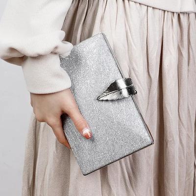 Silver Clutch Luxury Bags Womens High Quality Designer Wedding Purse And Handbags Leaf Shape Hasp Phone Crossbody Bag 2026 New