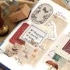26pcs/1 lot Sticker Pack The 'Time Remains the Same' Series - Retro-Themed Irregular Shouzhi Decorative Materials