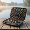 4-teiliges Angler-Bissanzeiger-Set mit Köcher, verstellbarer Bissanzeiger, Schiebe