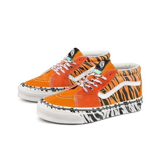 Vans Aries X OG Sk8-Mid LX 'Tiger Bright' VN0A4BVC9WW