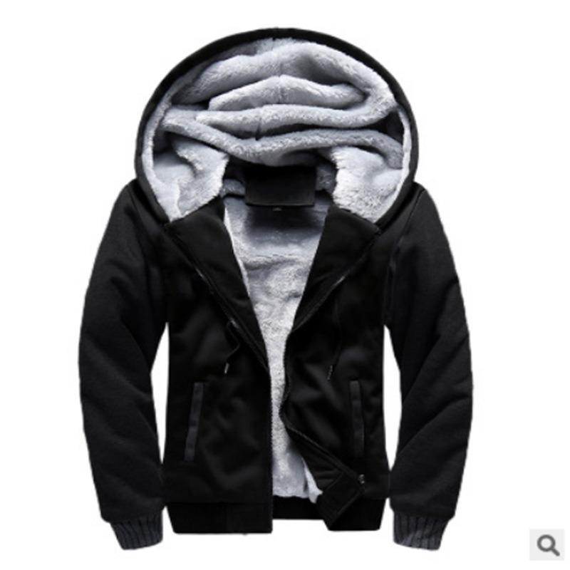 Men's Casual Camo Athletic Thick Warm Fleece-Lined Jacket Slim Fit Long Sleeve Casual Top