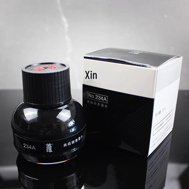 HERO Fountain Pen Ink for Writing Practice, Non-Carbon, Black, Pure Blue, Red, Blue-Black 233A