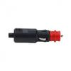 Car 12V 24V 10A Inline Fuse Block with Gold Positive Silver Negative