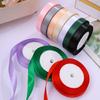 22meters/Roll 15mm Satin Ribbons Crafts Bow Handmade Gift Wrapping Christmas Wedding Decorative Ribbon DIY Hair Accessory Bow