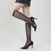 Fishnet Knee Highs Socks Fishnet Tights for Women Fishnets Stocking Mesh Net Trouser Socks Knee Highs Stockings Hosiery
