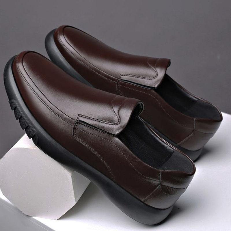 Pánské boty Ležérní značka léto Pánské mokasíny z pravé kůže Pohodlné nazouvací boty