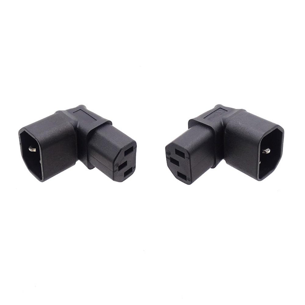 Bend Up/Down/Left/Right Corner Plug 90 Angled Conversion Plug IEC Connector AC Plug Power Adapter