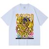 230 Gsm 100% Cotton Saint Seiya V27 Tauro Print Unisex Heavy Cotton T Shirt