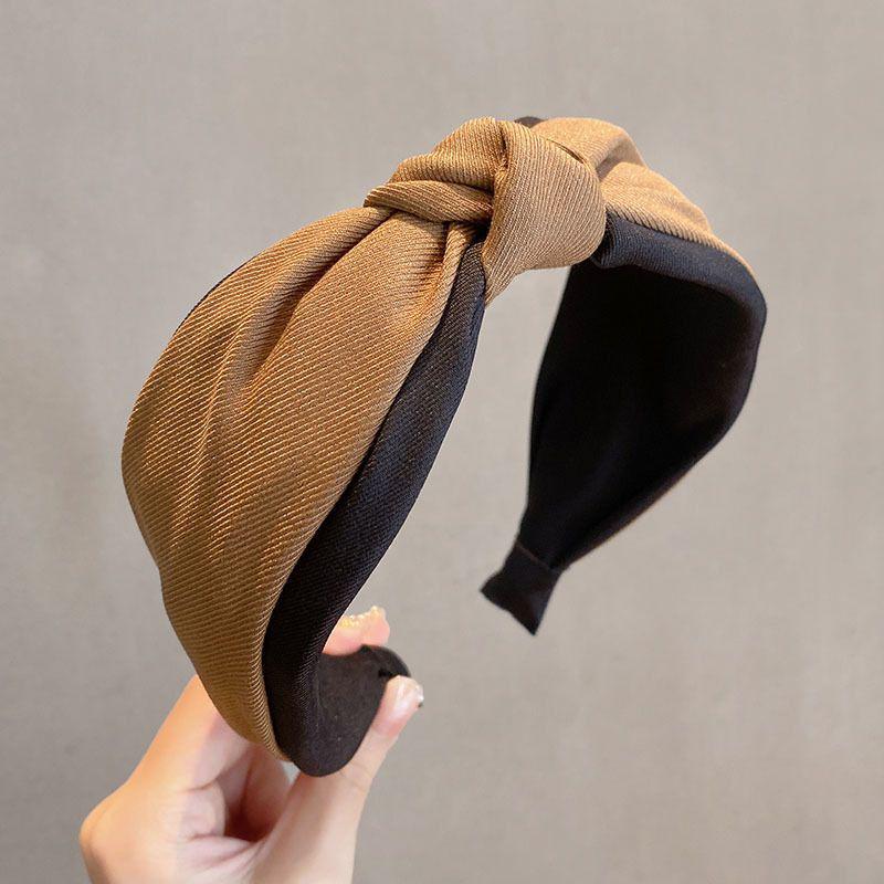 Women's Retro Wide Headband: Versatile Hair Clip for Washing Face & Masks
