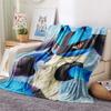Lucario 2  Print Flannel Blanket, High quality Comfortable for All Seasons, Home Decor, Warmth and Comfort
