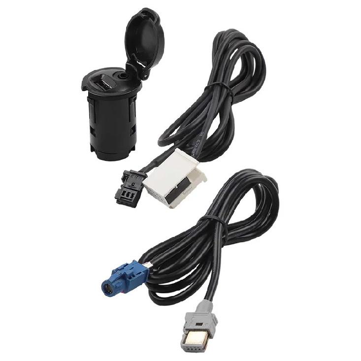 Car Audio Extension Dash Mount Adapter 12pin Socket Interface 150CM Line Length Non-deformable Design Quick tallation For C4
