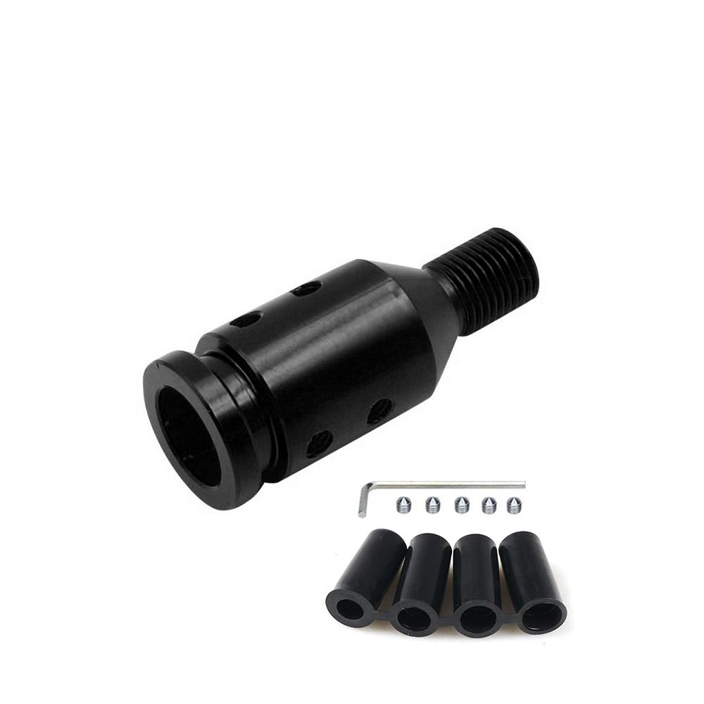 Universal Car Manual Gear Shift Knob Adapter For M18x1.5/M10x1.5/M12x1.25 Thread Aluminum Alloy for Car for Racing Game