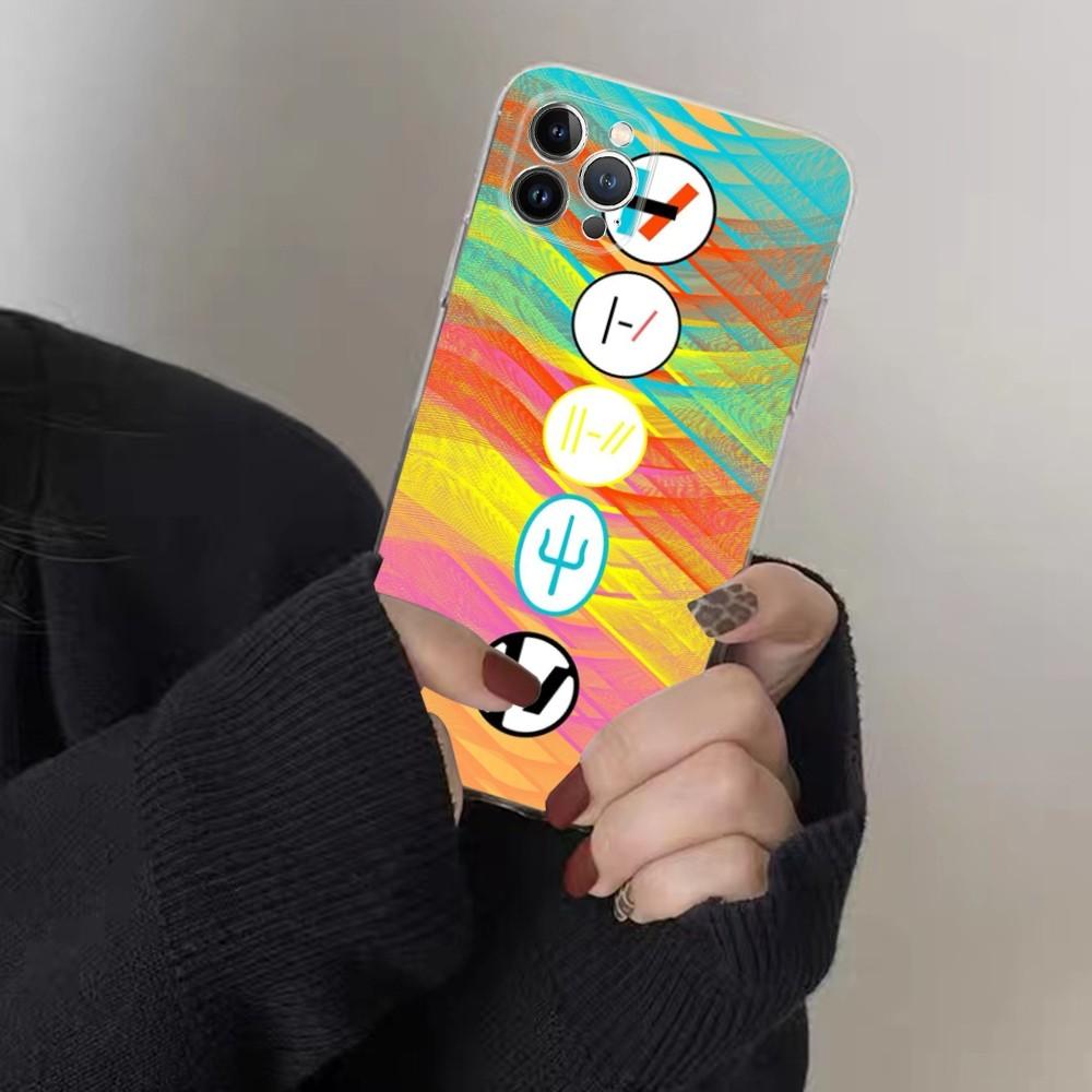 Band Twenty One P-Pilots Handyhülle Für IPhone 16 15 8 7 6 6S Plus X SE XR XS 14 11 12 13 Mini Pro Max Handyhülle
