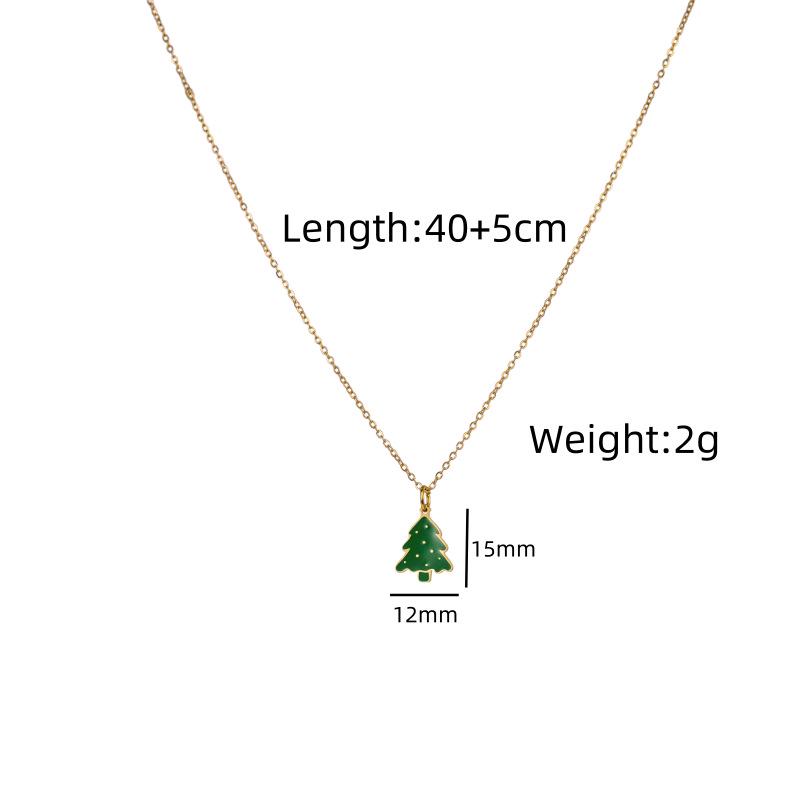 Festive Reindeer & Pumpkin Cartoon Necklace: Holiday-Themed Jewelry